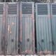 Pair of shutters oak parts with louvers 201,5x106cm