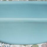 Set of 2 blue porcelain shelves, Porcher 1960