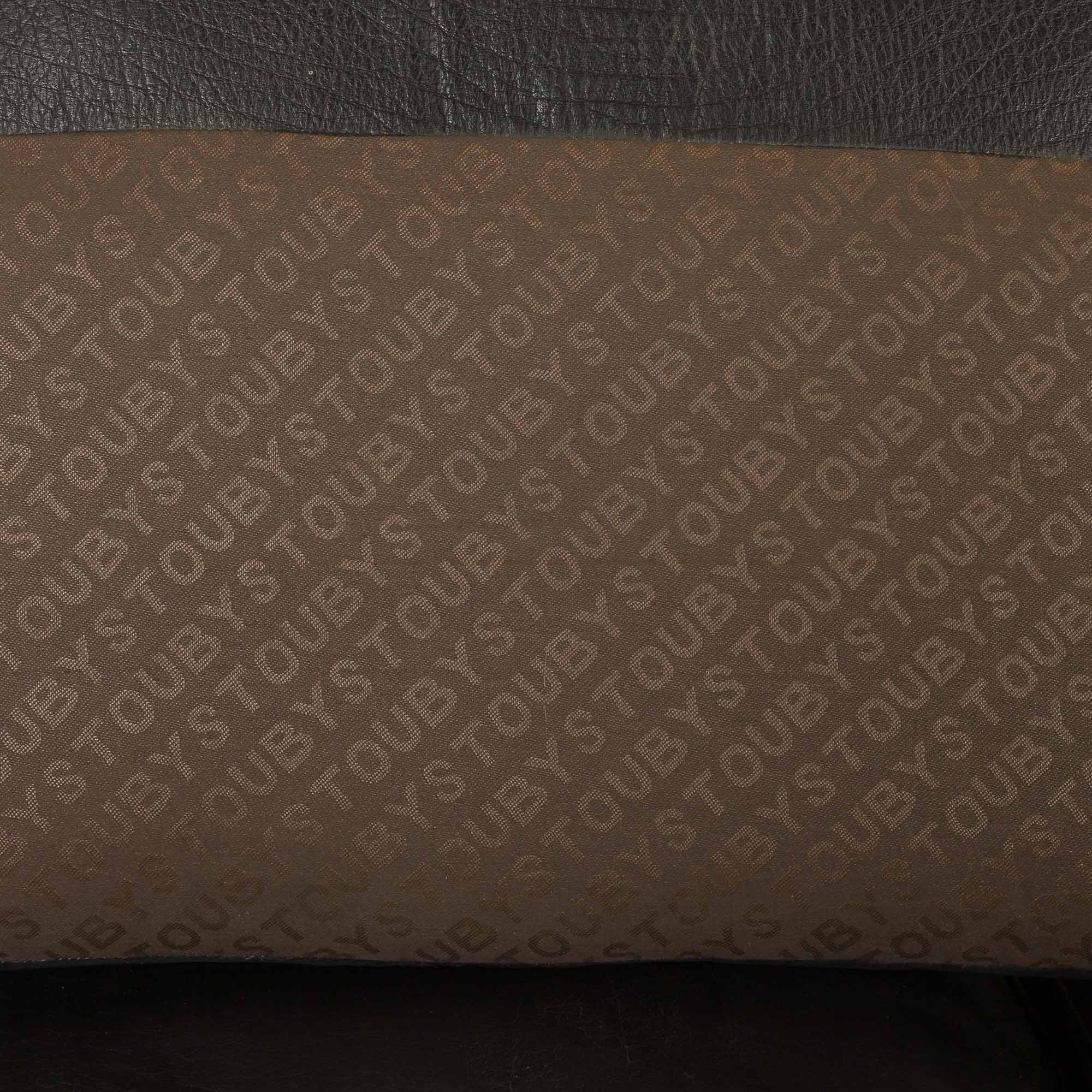 Stouby leather sofa, Denmark 1970s