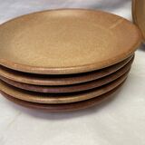 Set of 6 sandstone plates