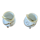 Vintage porcelain salt and pepper shakers.