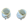 Vintage porcelain salt and pepper shakers.