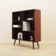 Danish mahogany veneered shelving unit on splayed legs, 1960s