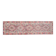 1970s Vintage Turkish Handmade Wool & Cotton Pink Runner Rug