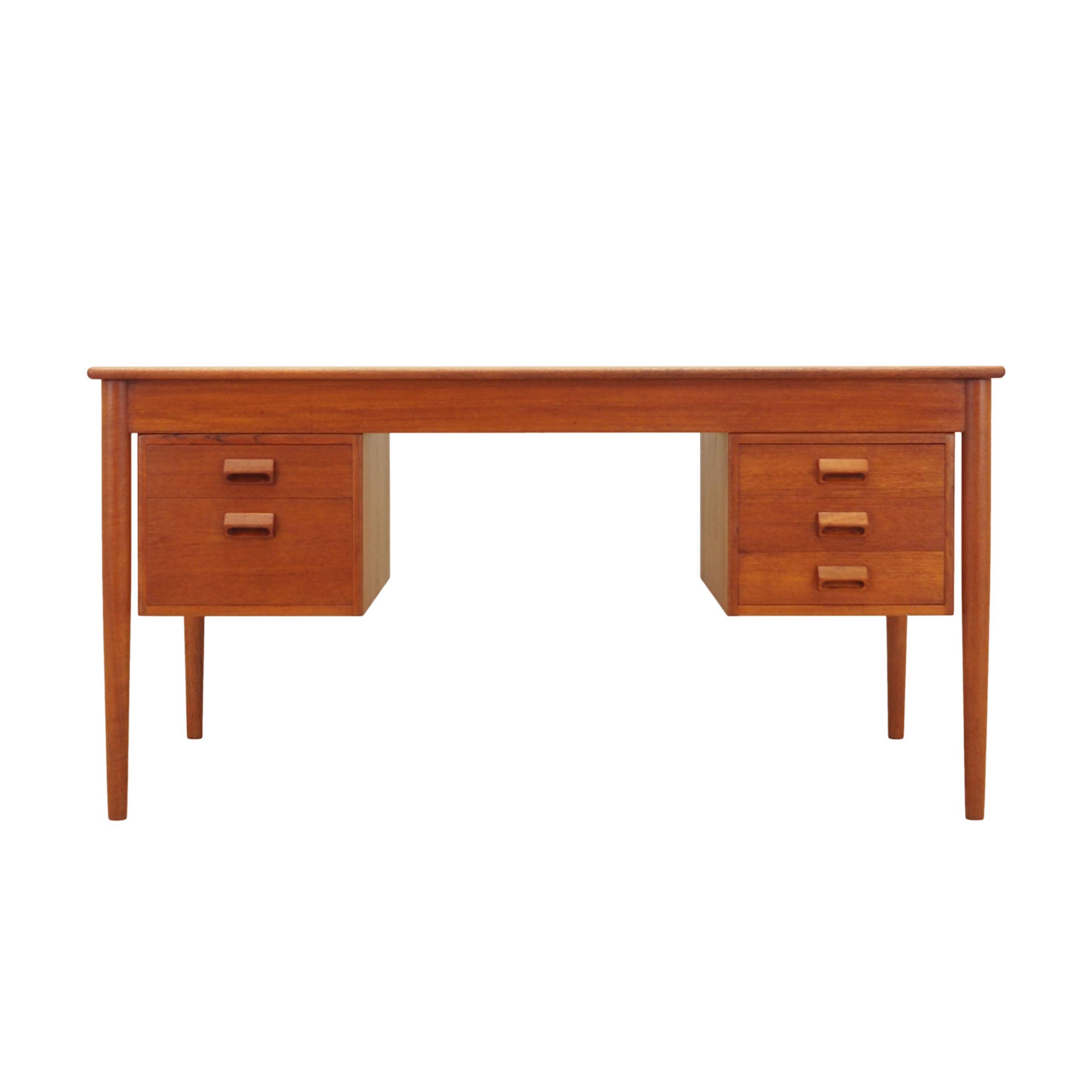 Teak desk, Danish design, 1960s, designer: Børge Mogensen, manufacturer: Søborg Møbler