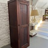 Old wooden school locker room