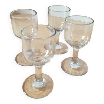 Set of 4 liqueur glasses