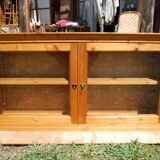 Directoire-style wall showcase in fir