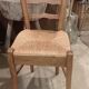 Old straw chair