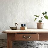 Farmhouse coffee table with 2 drawers