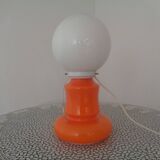 Italian glass standard lamp, 1970s