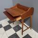 Teak desk with rolup top 1960s denmark