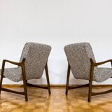 Kvadrat Customizable Pair Of Restored Mid Century Armchairs, 1960s
