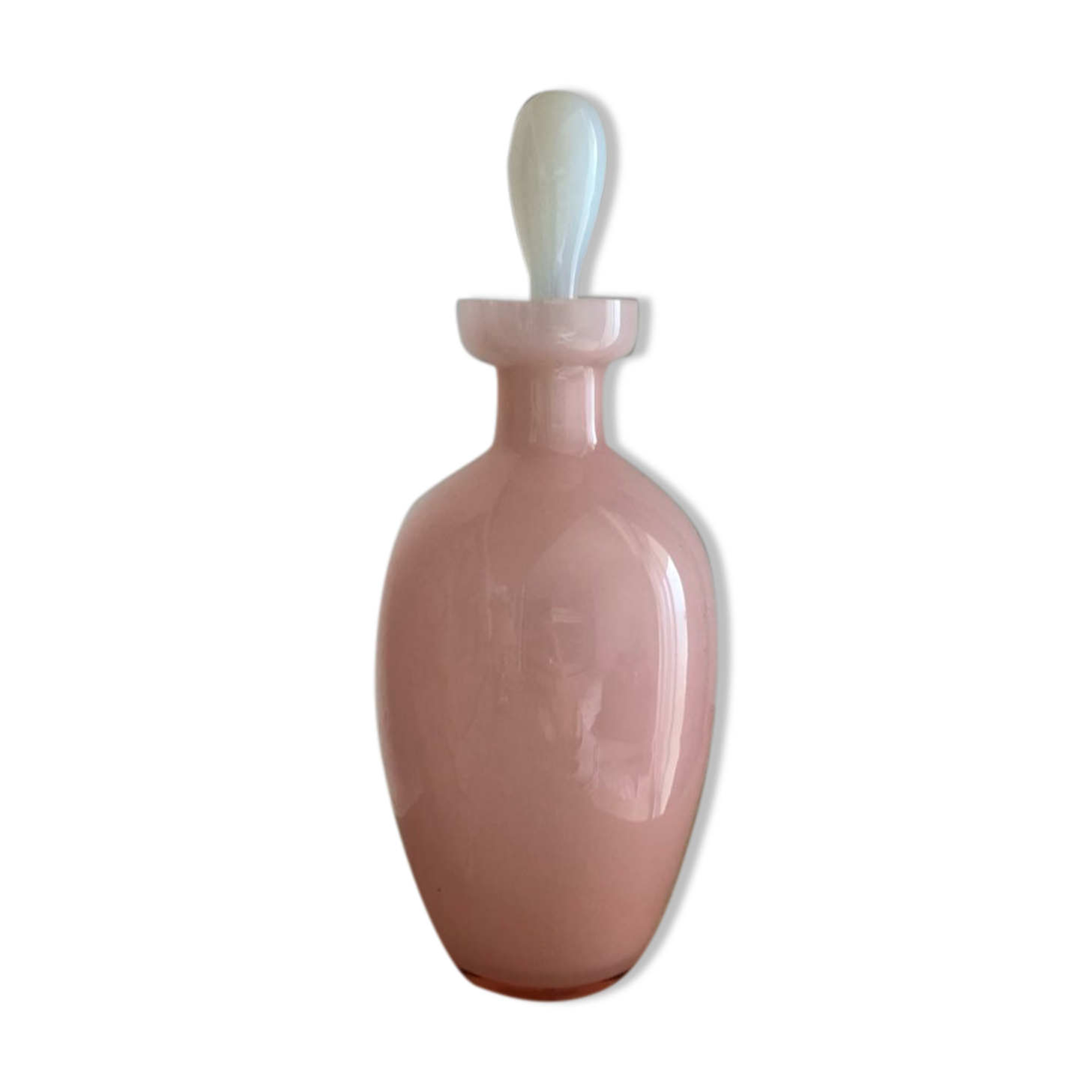 Opaline pink bottle
