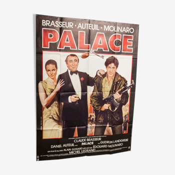 Poster 120x160 "Palace" Brasseur Auteuil Molinaro 1985