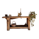 Old solid wood workbench