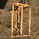 Valet, bamboo towel rail