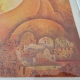 Maurice Arama (born in 1934) - Color lithograph on paper - Artist's proof - Land of peace