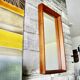 Grand miroir en teck de od mobler as 1950