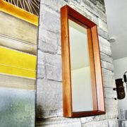 Grand miroir en teck de od mobler as 1950