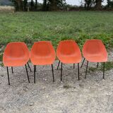 Shell chairs by Pierre Guariche for Meurop, Belgium, 1960
