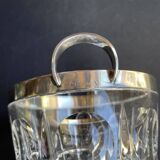 Crystal and 925 silver ice bucket – Gebrüder Deyhle