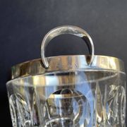 Seau à glace cristal et argent 925 – Gebrüder Deyhle