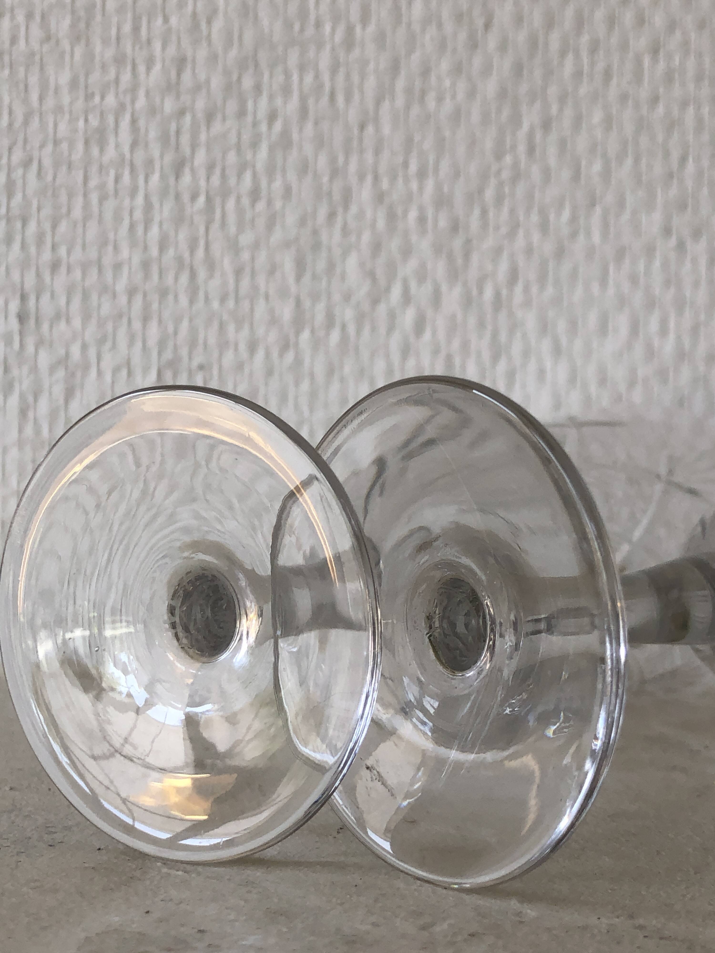 Bayel crystal champagne flutes