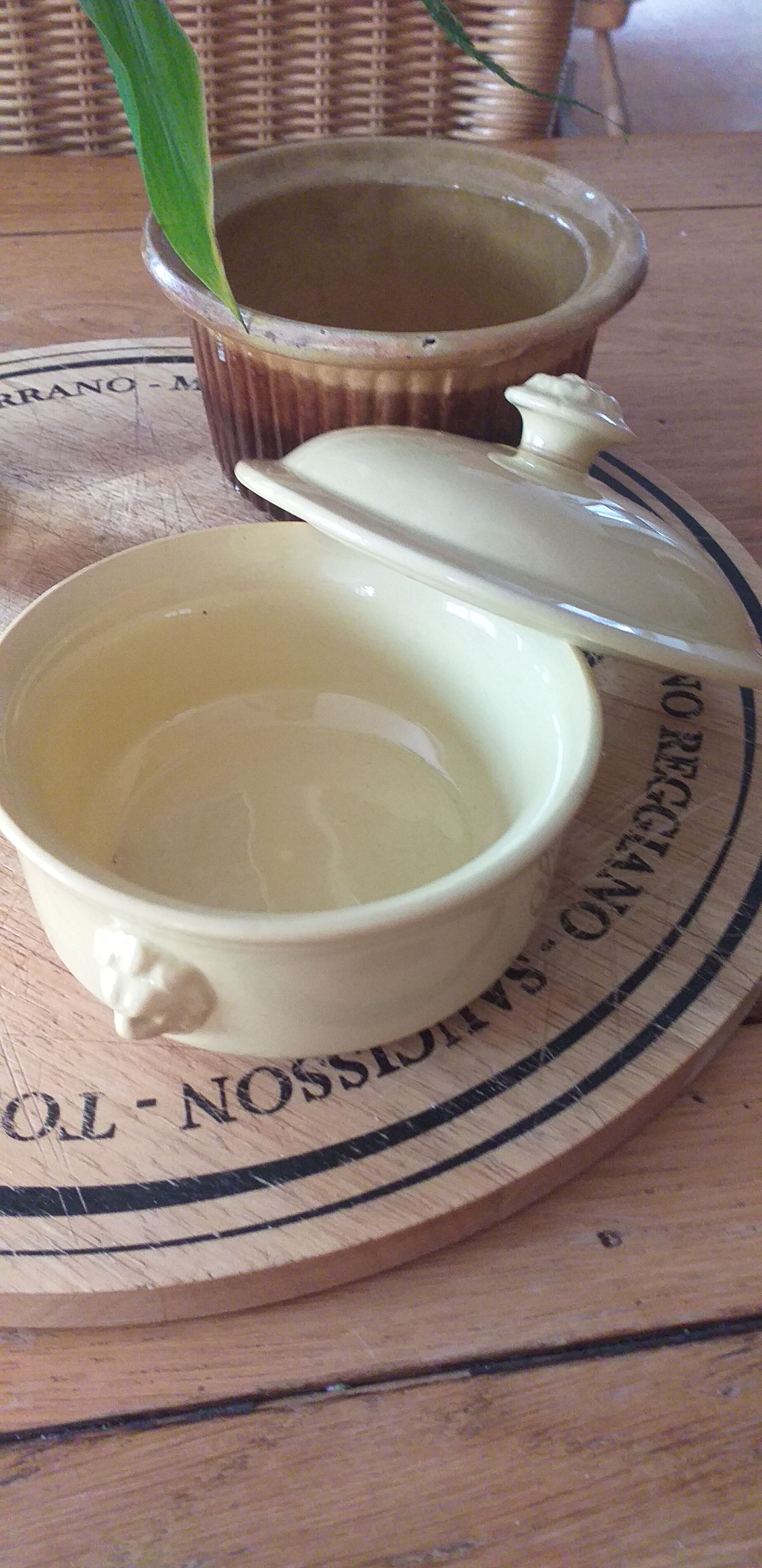 Foie gras pot, porcelain terrine from Lunéville KG