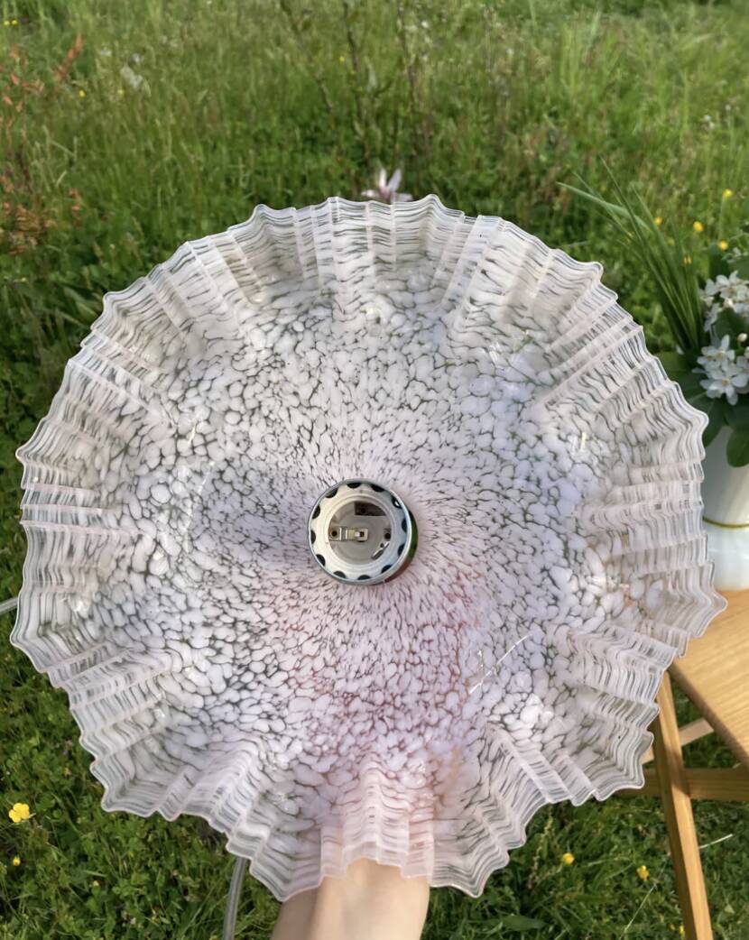 Clichy glass pendant light / lampshade