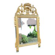 Mirror In Wood And Golden Stucco From Louis XVI XVIII Eme Century