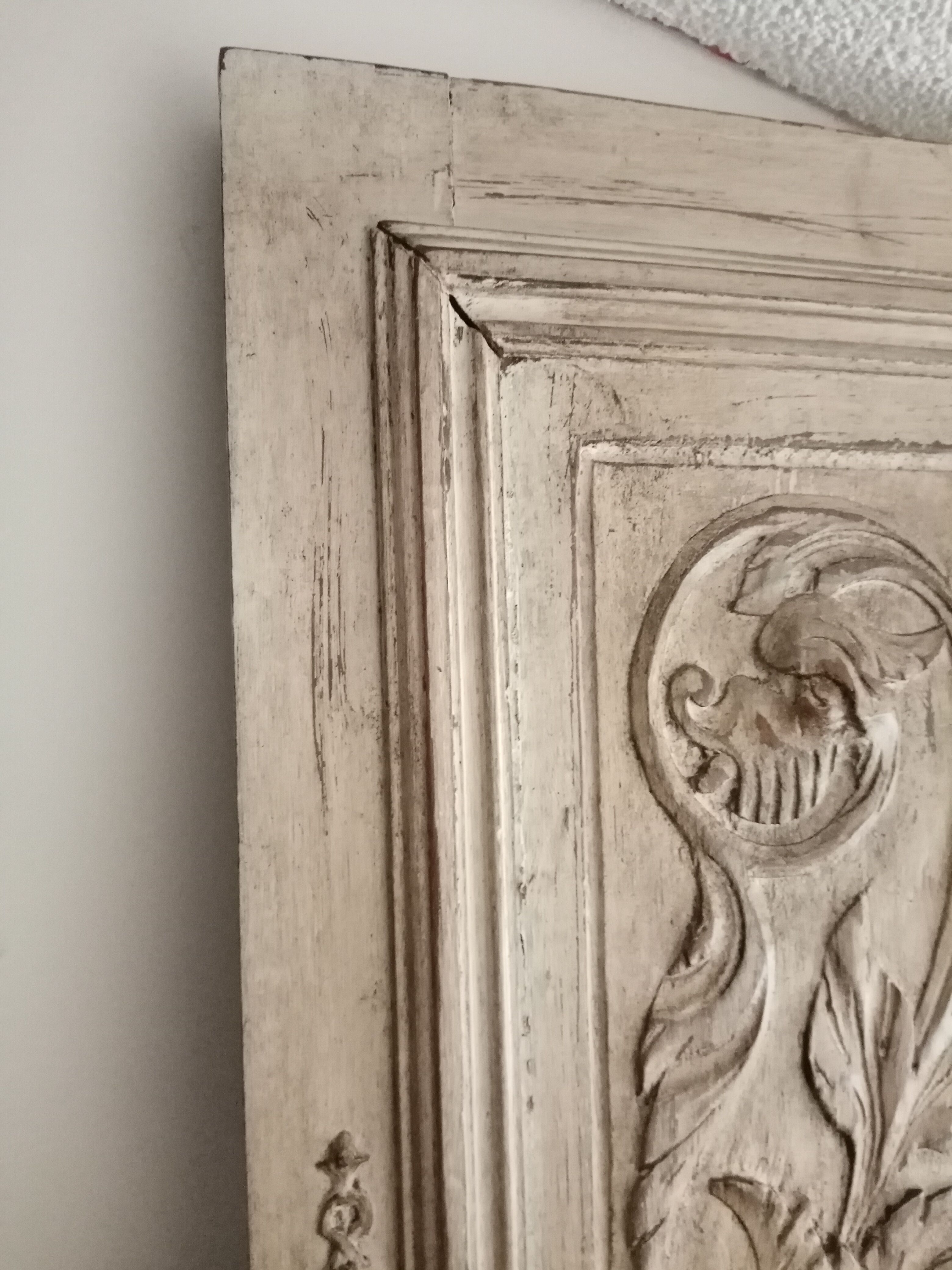 Old door patinated shabby chic