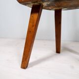 Swedish folk art chair from the 19th century with highly decorative forms.