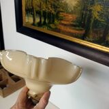 Beige opaline ceiling light in uraline