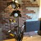 Lampadaire fleurs et plante lampe de plancher de fleur - design années 70