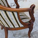 Paire de fauteuils "col de cygne"