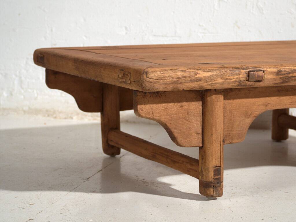 Antique Chinese kang coffee table – Primitive Chinese side table – circa 1900 #16