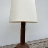 Art Deco solid wood table lamp