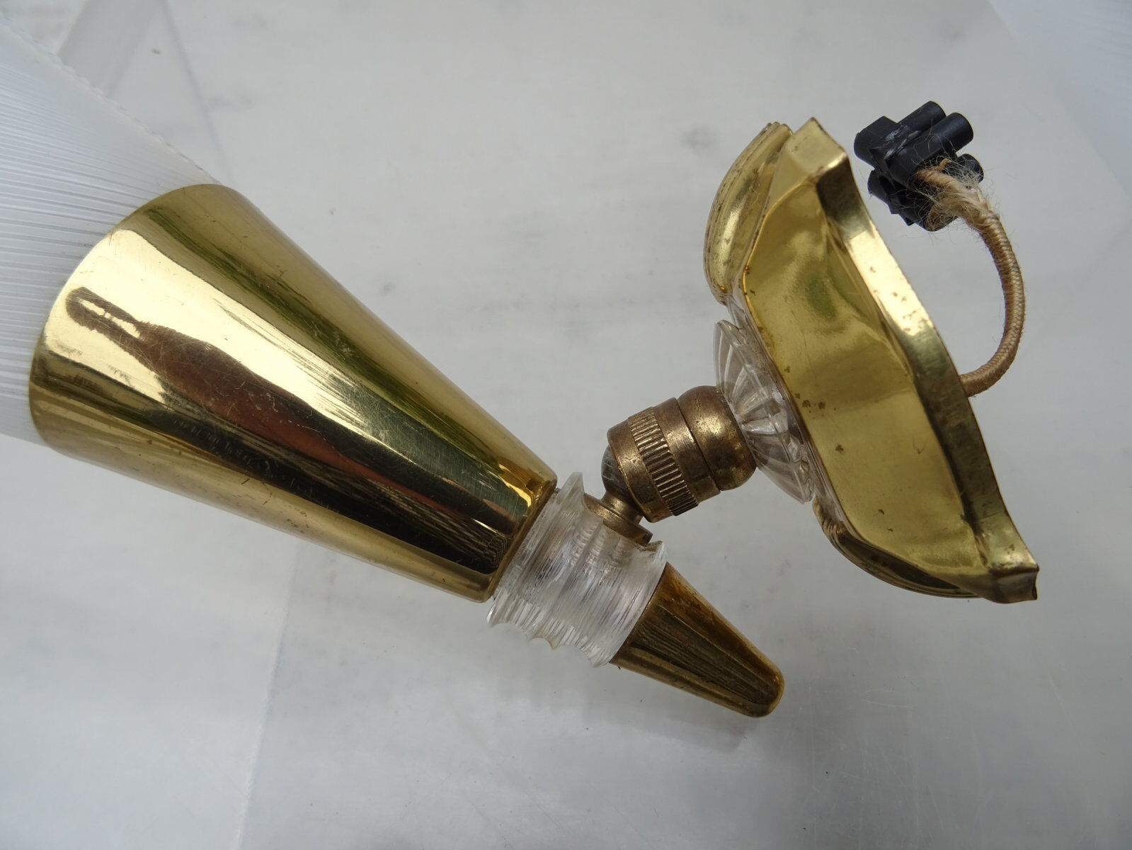 Pair of cone wall lamps 1950