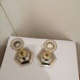 Art deco candle holders