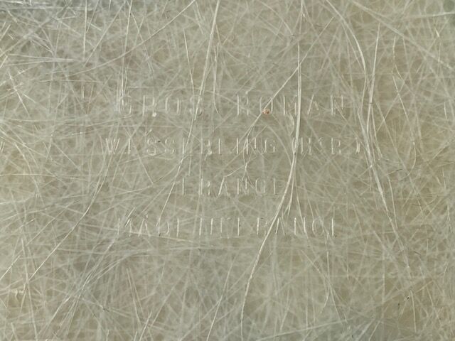 Large fiberglass tray vinatge 60's Gros Roman France