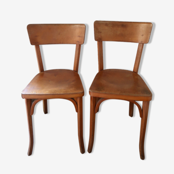 Lot de 2 chaises bistrot Baumann