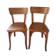 Lot de 2 chaises bistrot Baumann
