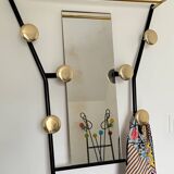 Vintage gold coat rack