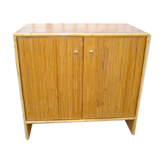 Commode en bambou 1950