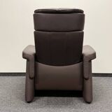 Magic-Ekornes Stressless Chair with Ottoman -Brown Leather