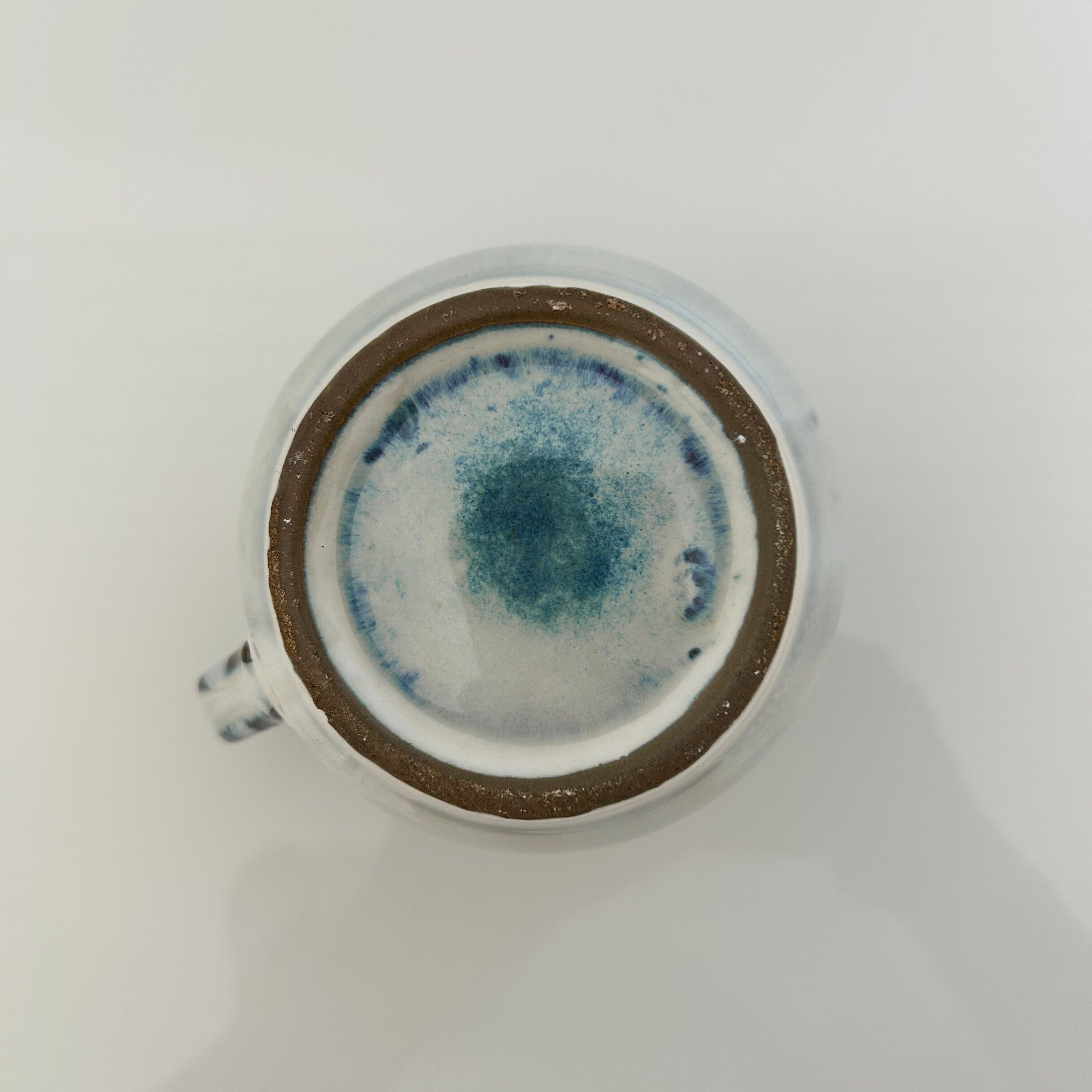 Blue and grey gradient mug