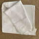 Nappe de vigneron en chanvre et coton monogramme PB.