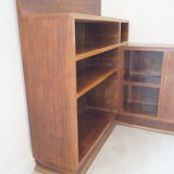 Art-Deco corner library 1930