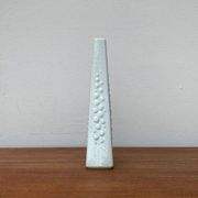 Vintage white porcelain vase from KPM Royal Porcelain, 1970s.